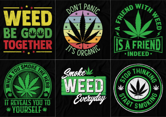 Cannabis T-shirt Bundle,stoner T-shirt: A Review for T-Shirt Designs