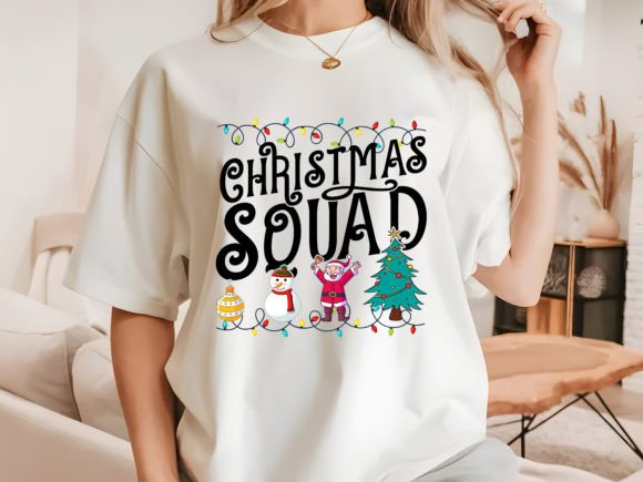 Christmas Squad T-shirt Design Review for Branding