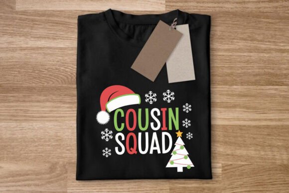 Custom Christmas Cousin Squad Matching S T-Shirt Designs