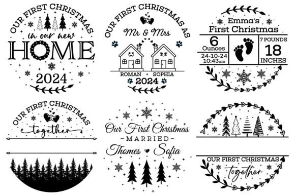 First Christmas Ornament SVG Bundle Review