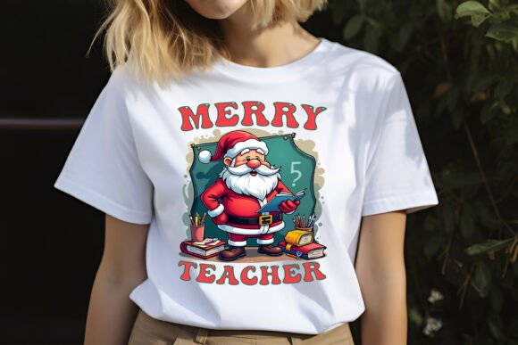 Merry Teacher Christmas PNG T-shirt Review