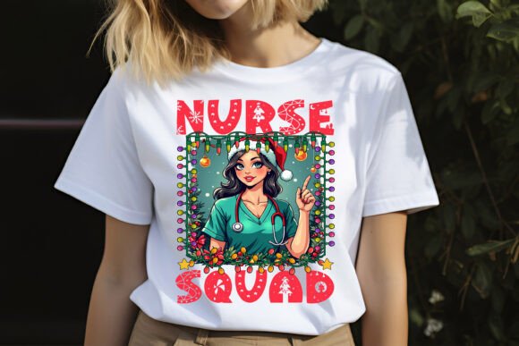Nurse Squad Christmas T-Shirt Design Review