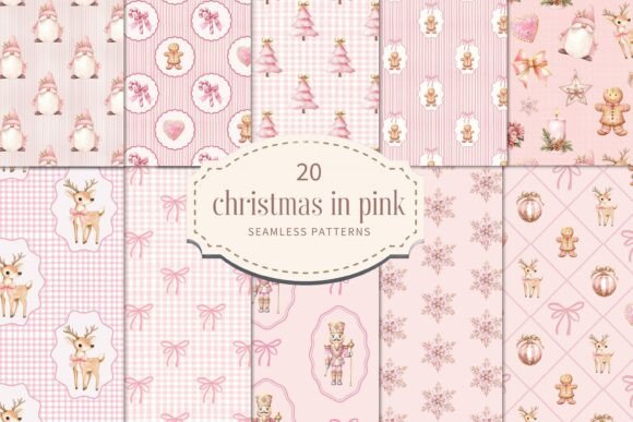 Pink Christmas Seamless Patterns: A Designer's Review
