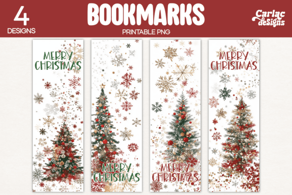 Printable Christmas Bookmarks for Crafts and DIY Projects