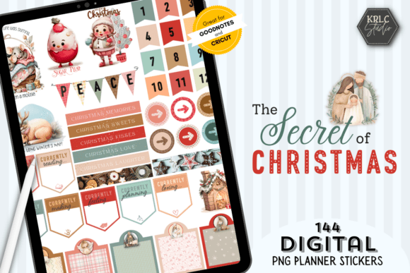 The Secret of Christmas – PNGs for Crafts and Digital Sales