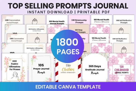 Top Selling Prompts Journal for Canva: A Crafter’s Review