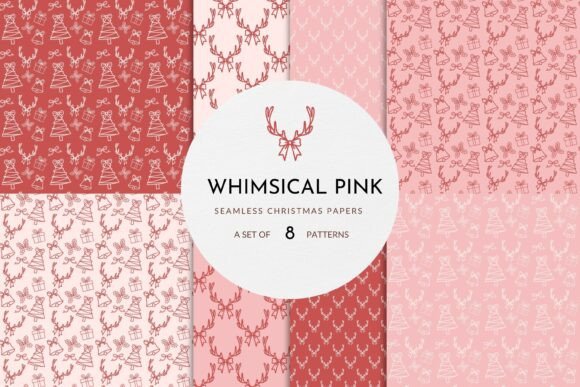 Whimsical Pink Christmas Patterns: A Designer's Review